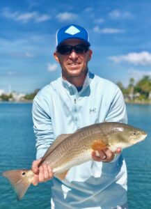 St Pete Beach Winter Fishing Charter Redfish