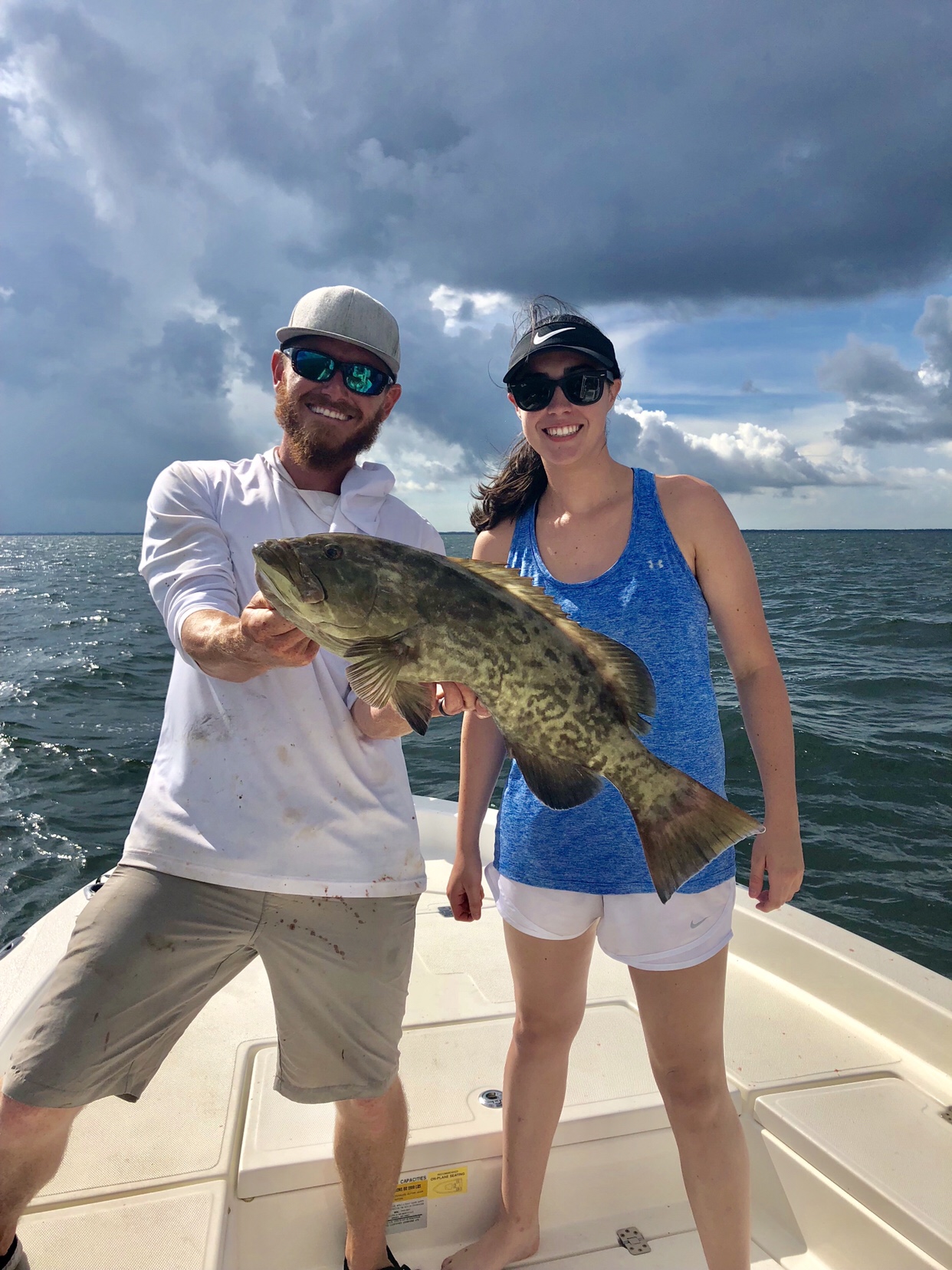 Summer Fishing Charter Grouper St. Pete Beach