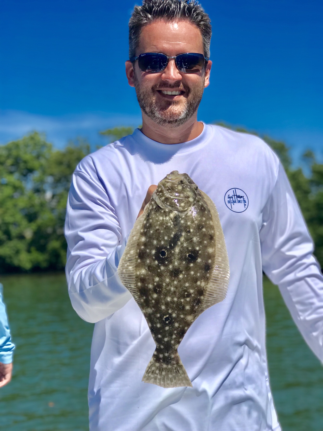 Summer Fishing Charter Flounder St. Pete Beach